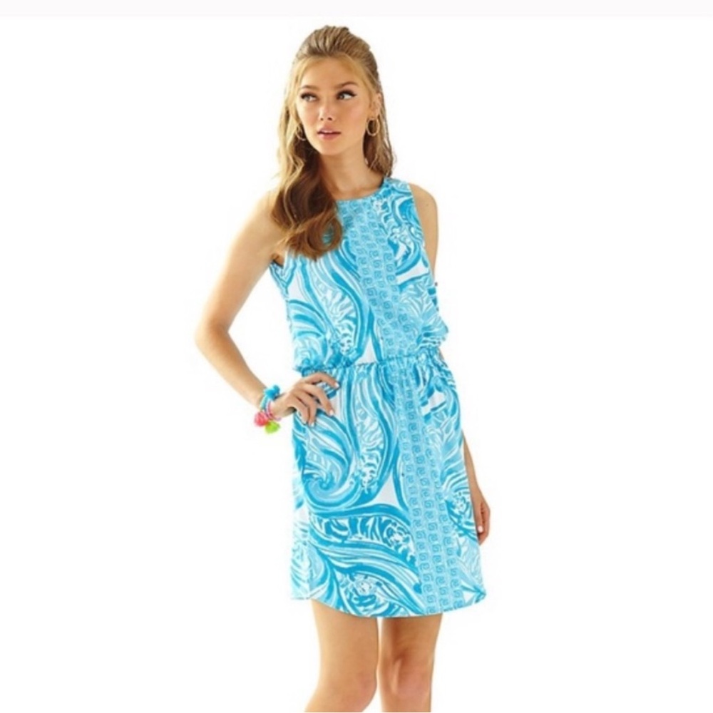 Lilly Pulitzer, Winward Dress, Sea Ruffles